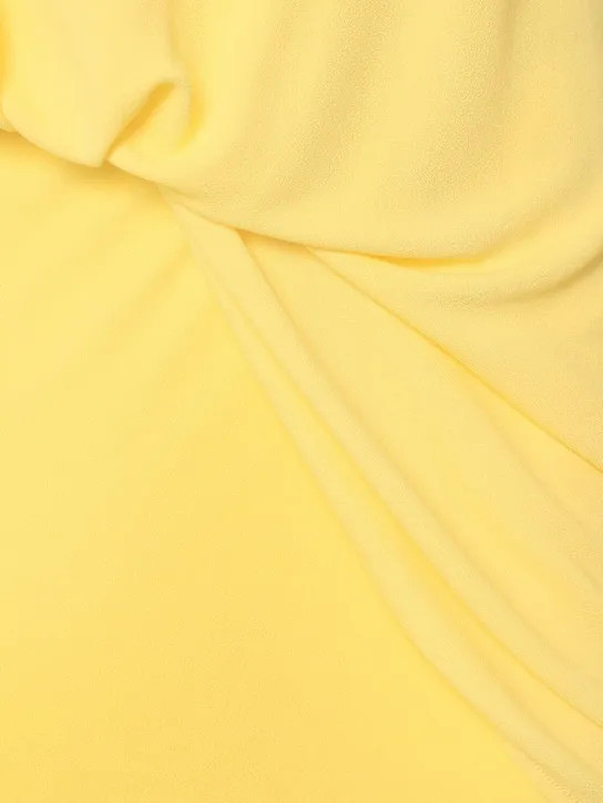 La Robe Peplo Longue Draped Long Dress