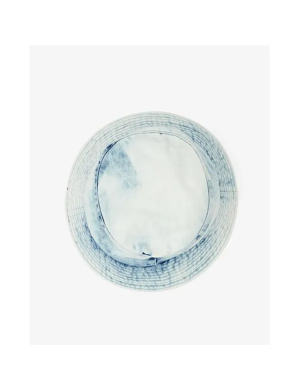 Isabel Marant Logo Embroidered Denim Bucket Hat