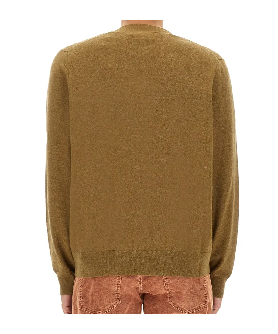 Isabel Marant Logo Intarsia-Knit V-Neck Cardigan