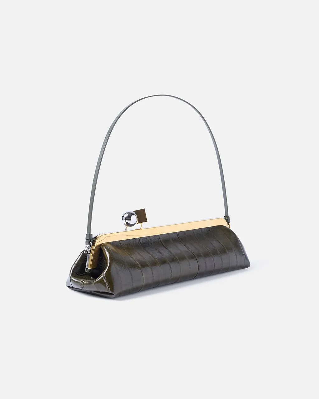 Long Buckle Clutch