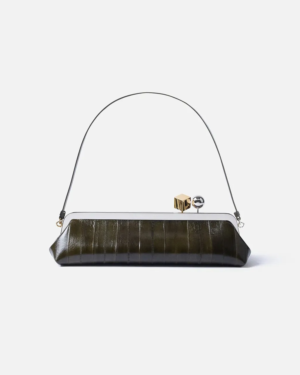 Long Buckle Clutch