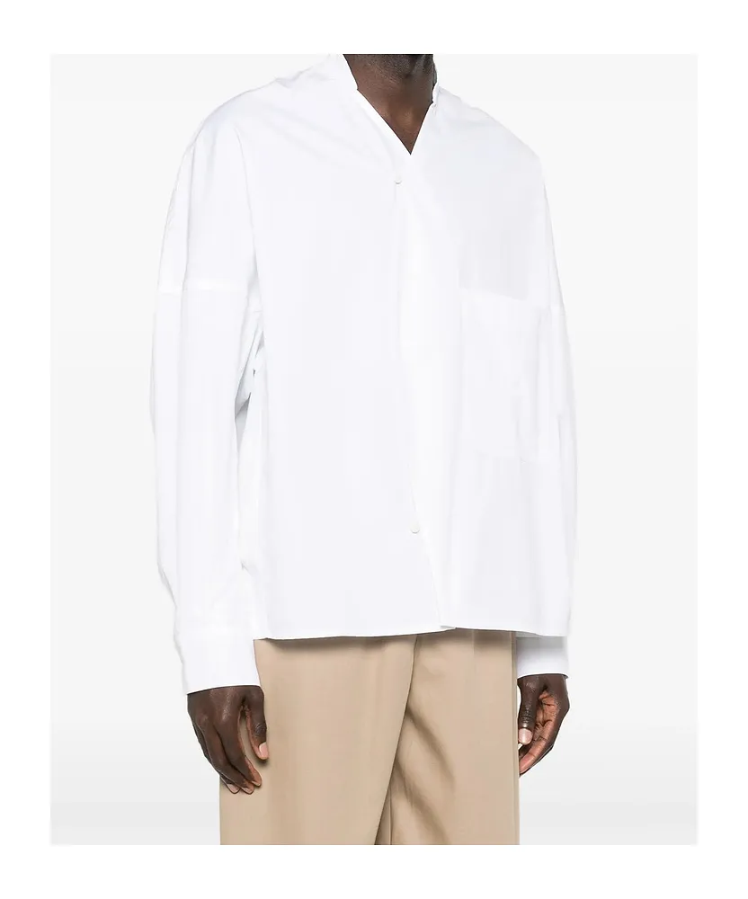 Jacquemus Le Paysan Patch-Pocket Shirt