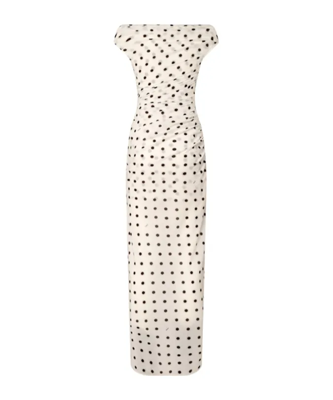 Rita Polka Dot Long Dress