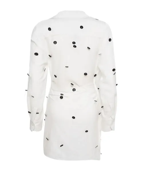 Sequined Embroidered Dress