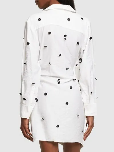 Sequined Embroidered Dress