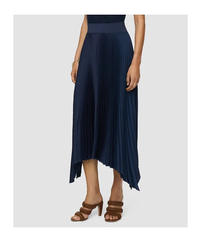 Ade Knit Weave Plissé Skirt