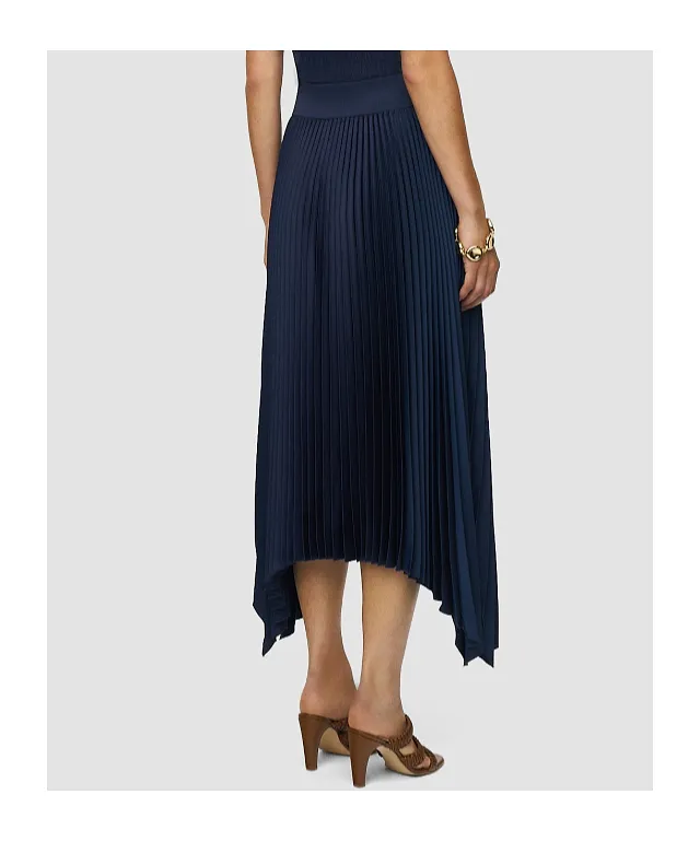 Ade Knit Weave Plissé Skirt
