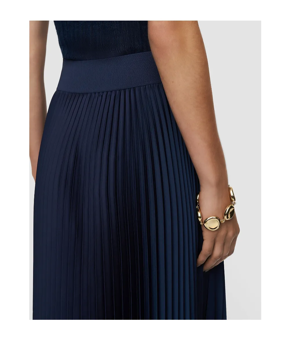 Ade Knit Weave Plissé Skirt