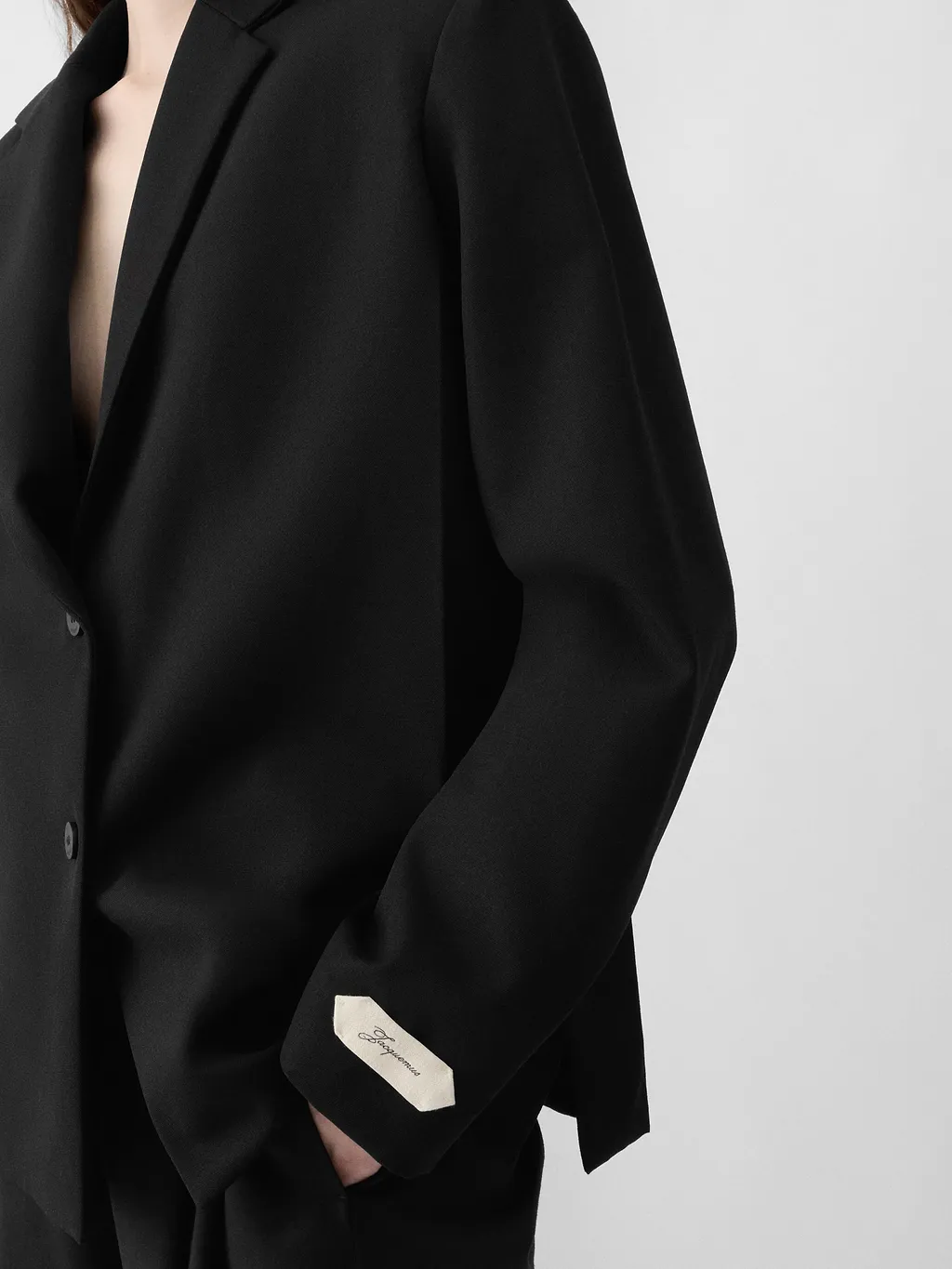 Single-Breasted Wool Blazer