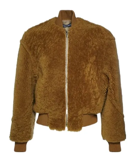 Zippered Leather Jacket