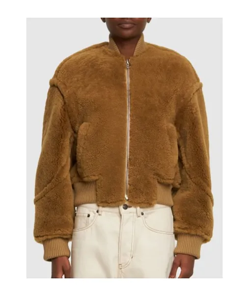 Zippered Leather Jacket