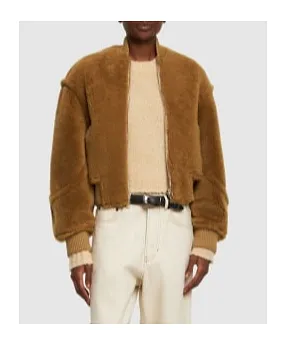 Zippered Leather Jacket