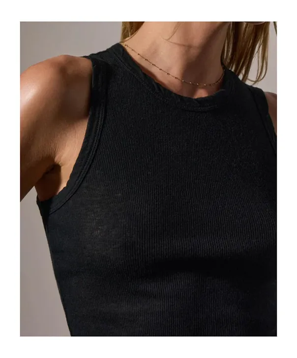 James Perse Ribbed Shell Top