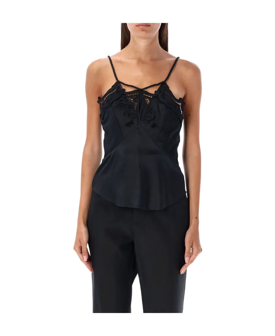 Isabel Marant Joys Spaghetti Strap Top