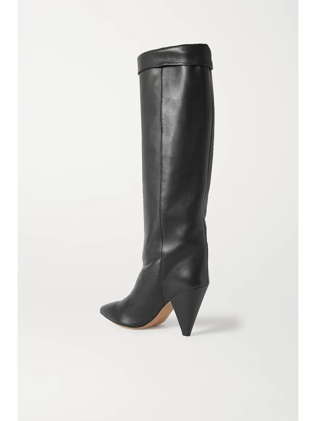 Knee-Length Cone Heel Boots