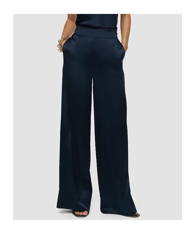 Joseph Elastic Waist Flared Pants