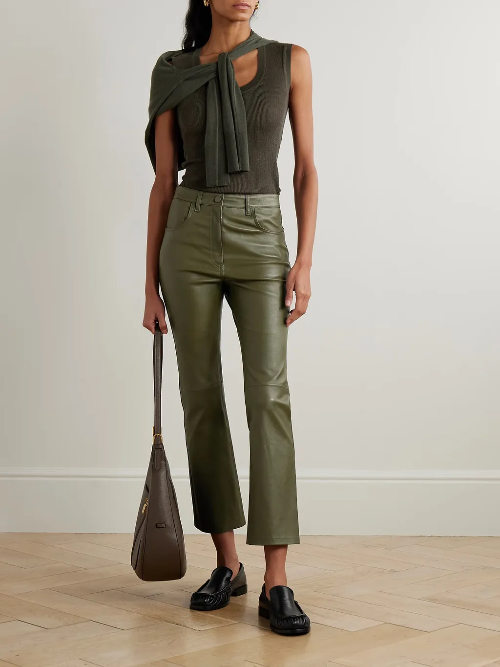 Duke Leather Casual Pants
