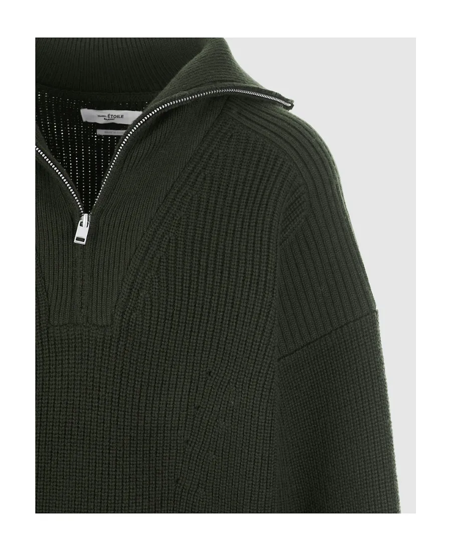 Logo-Patch Zip-Up Jumper