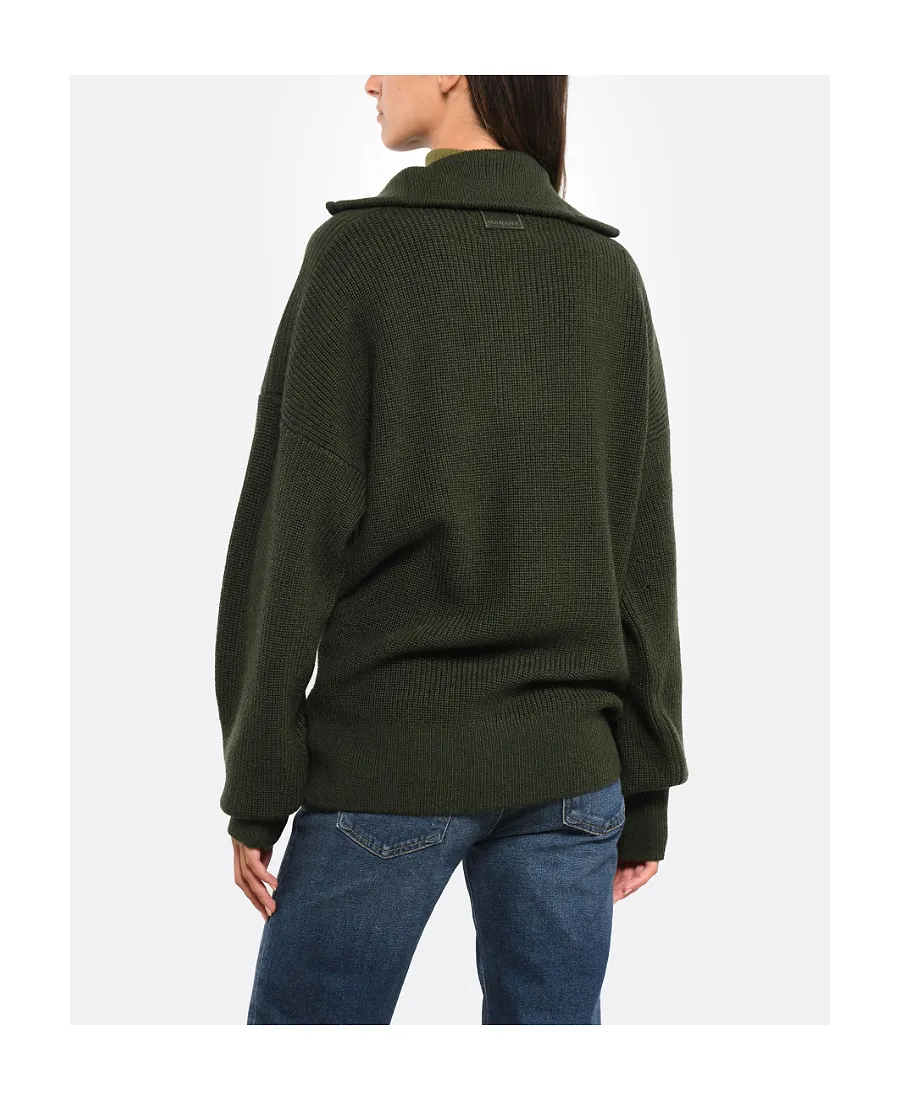Logo-Patch Zip-Up Jumper