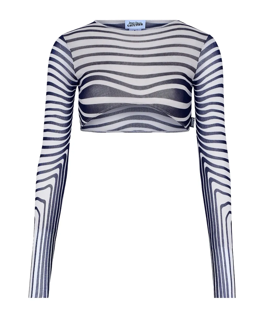 Jean Paul Gaultier Re-Edition Body Morphing Crop Top