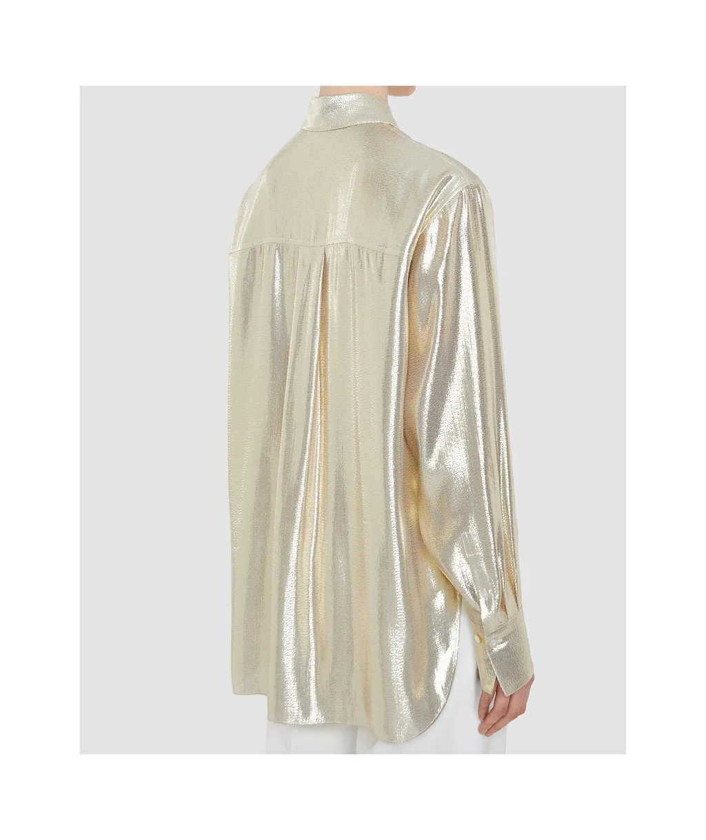 Joseph Metallic Long Sleeve Top
