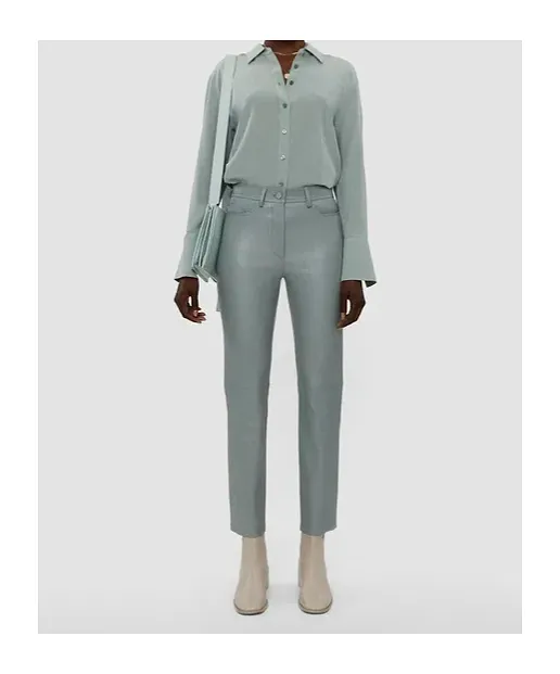 Leather Stretch Teddy Trousers