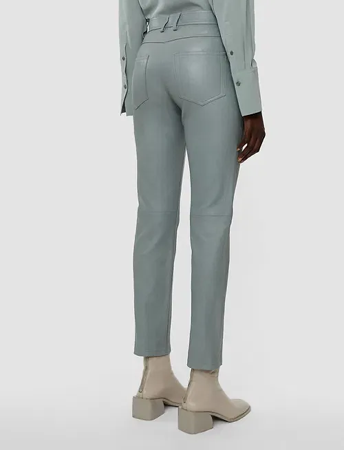 Leather Stretch Teddy Trousers