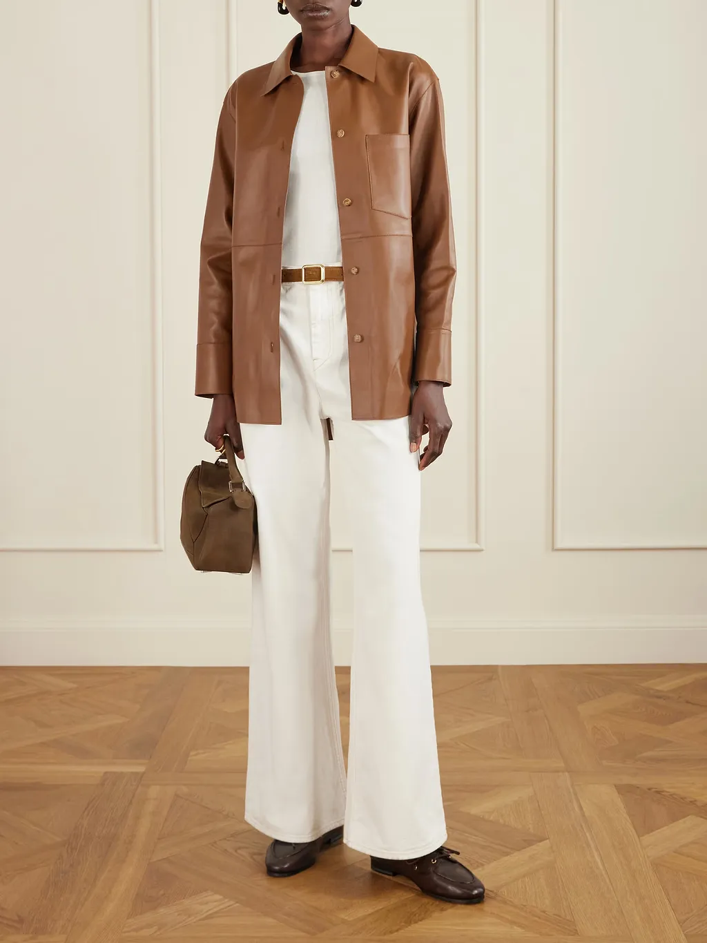 Penna Leather Shirt