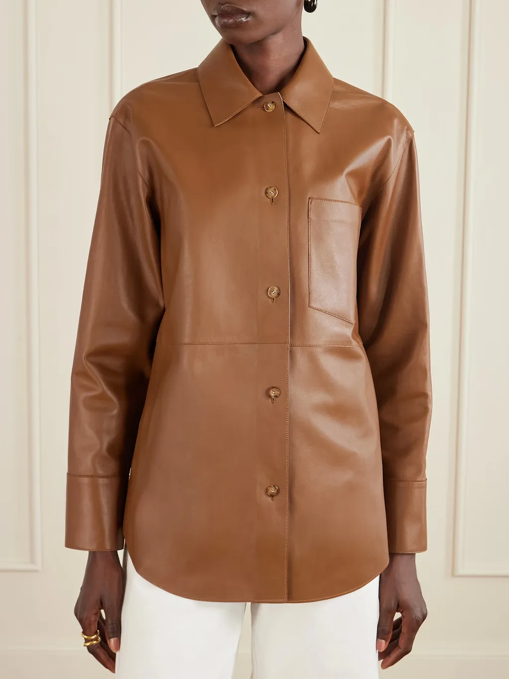 Penna Leather Shirt