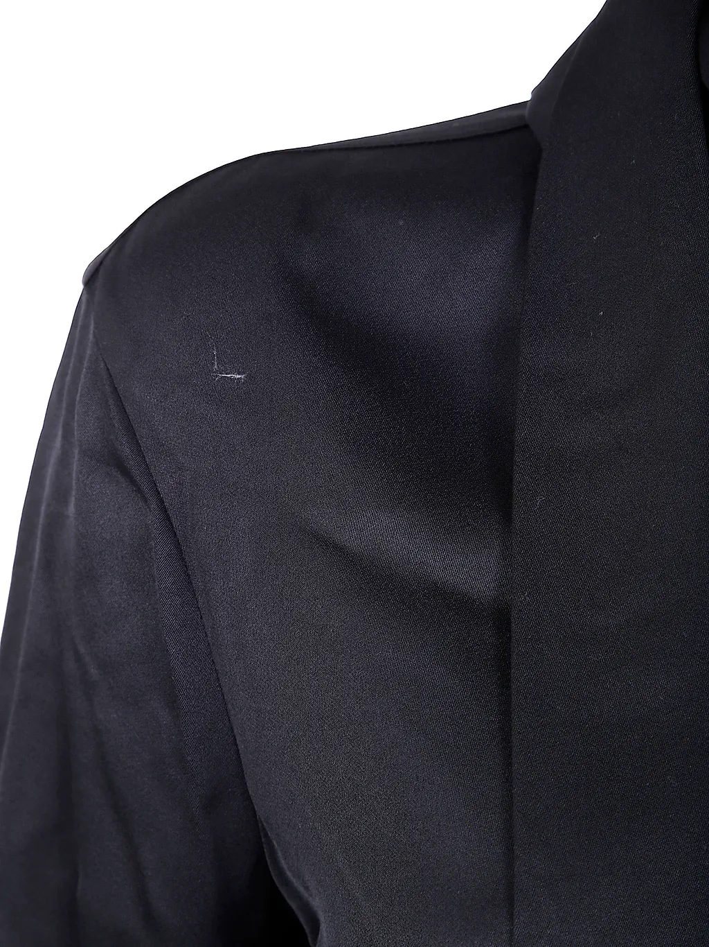 Neck-Tie Satin Blouse