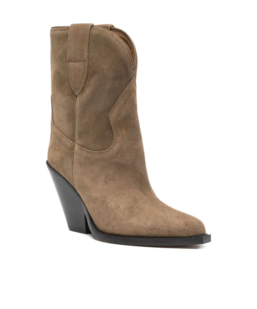 Pointed-Toe Ankle Boots