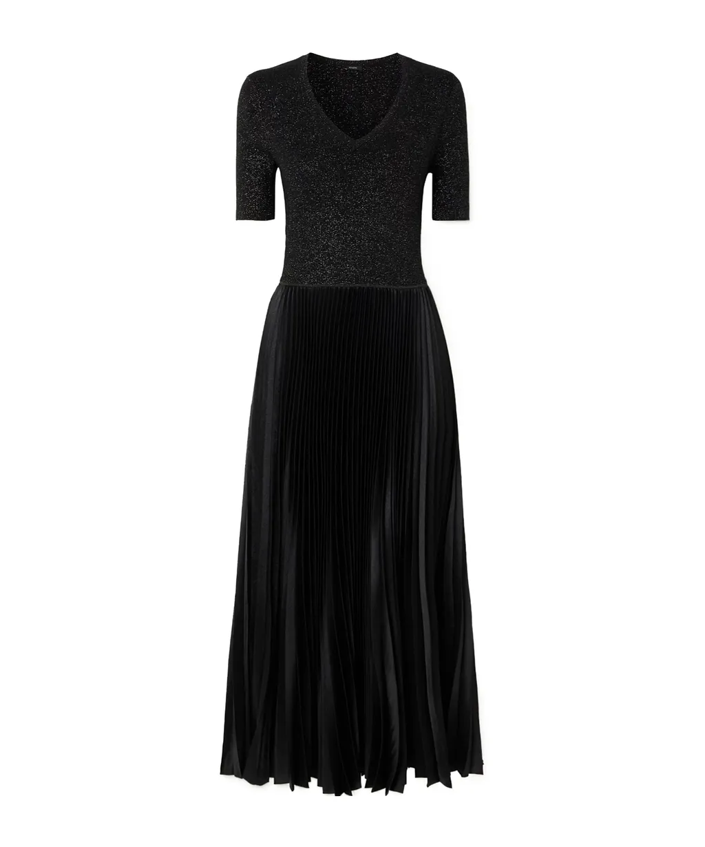 Short Sleeve Pleated Dress