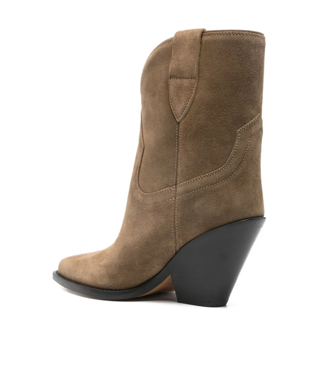 Pointed-Toe Ankle Boots