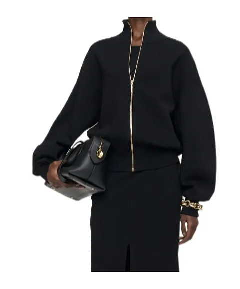 Sable Milano Balloon Sleeve Zip Jacket