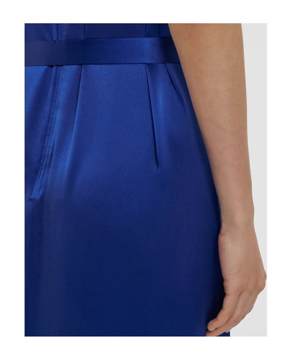 Round-Neck Midi Dress
