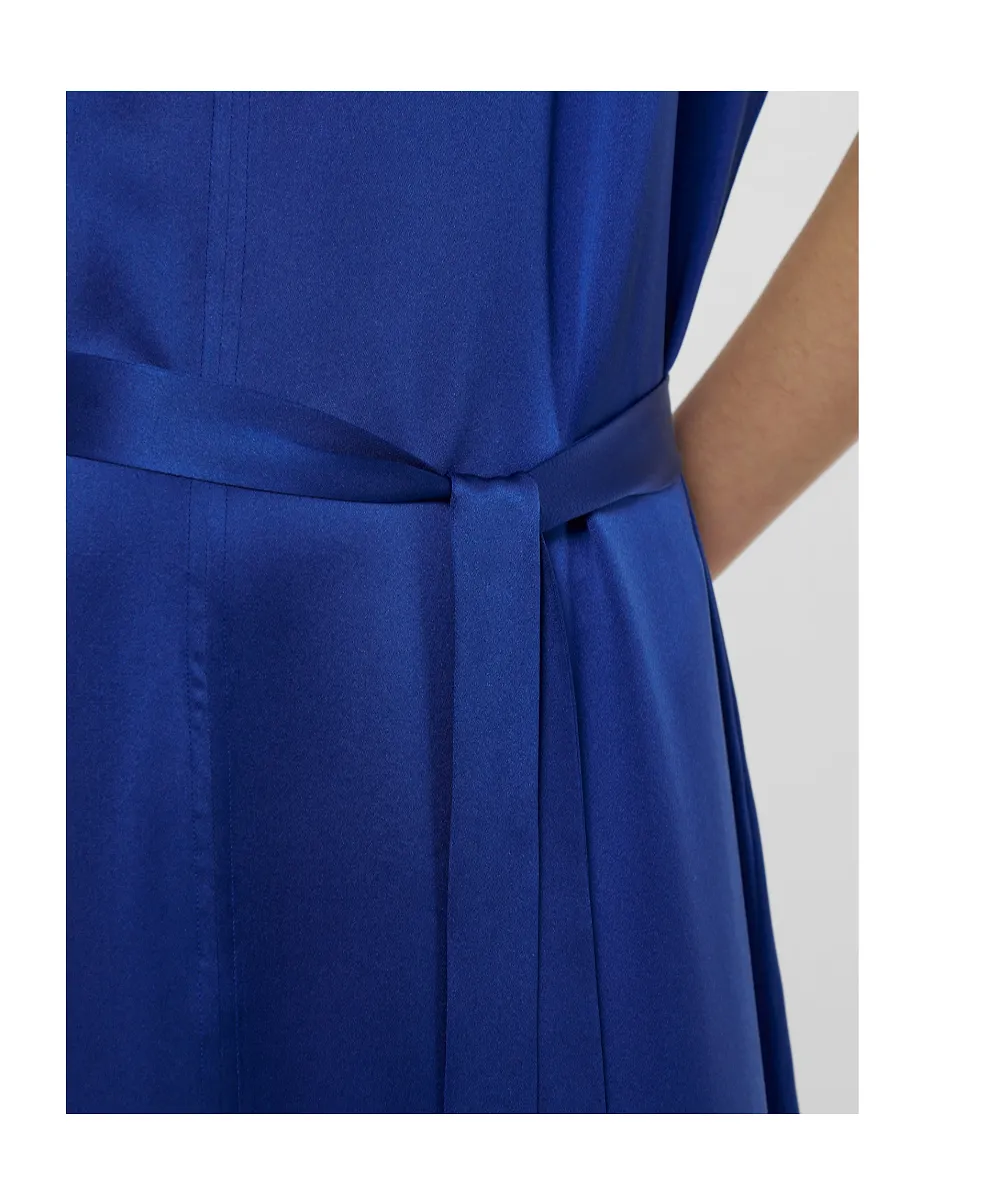 Round-Neck Midi Dress