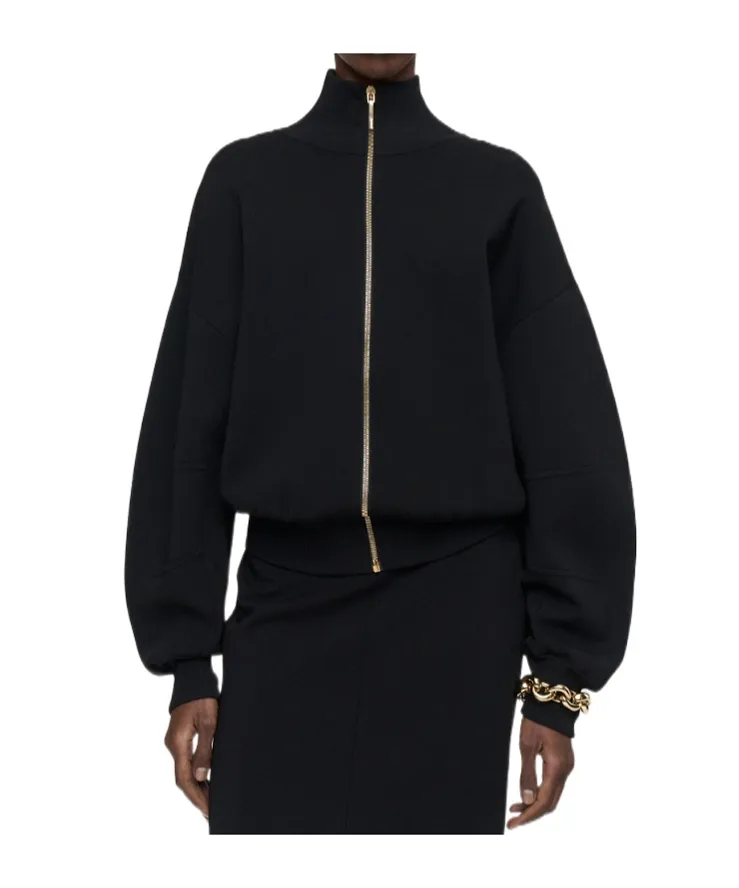 Sable Milano Balloon Sleeve Zip Jacket