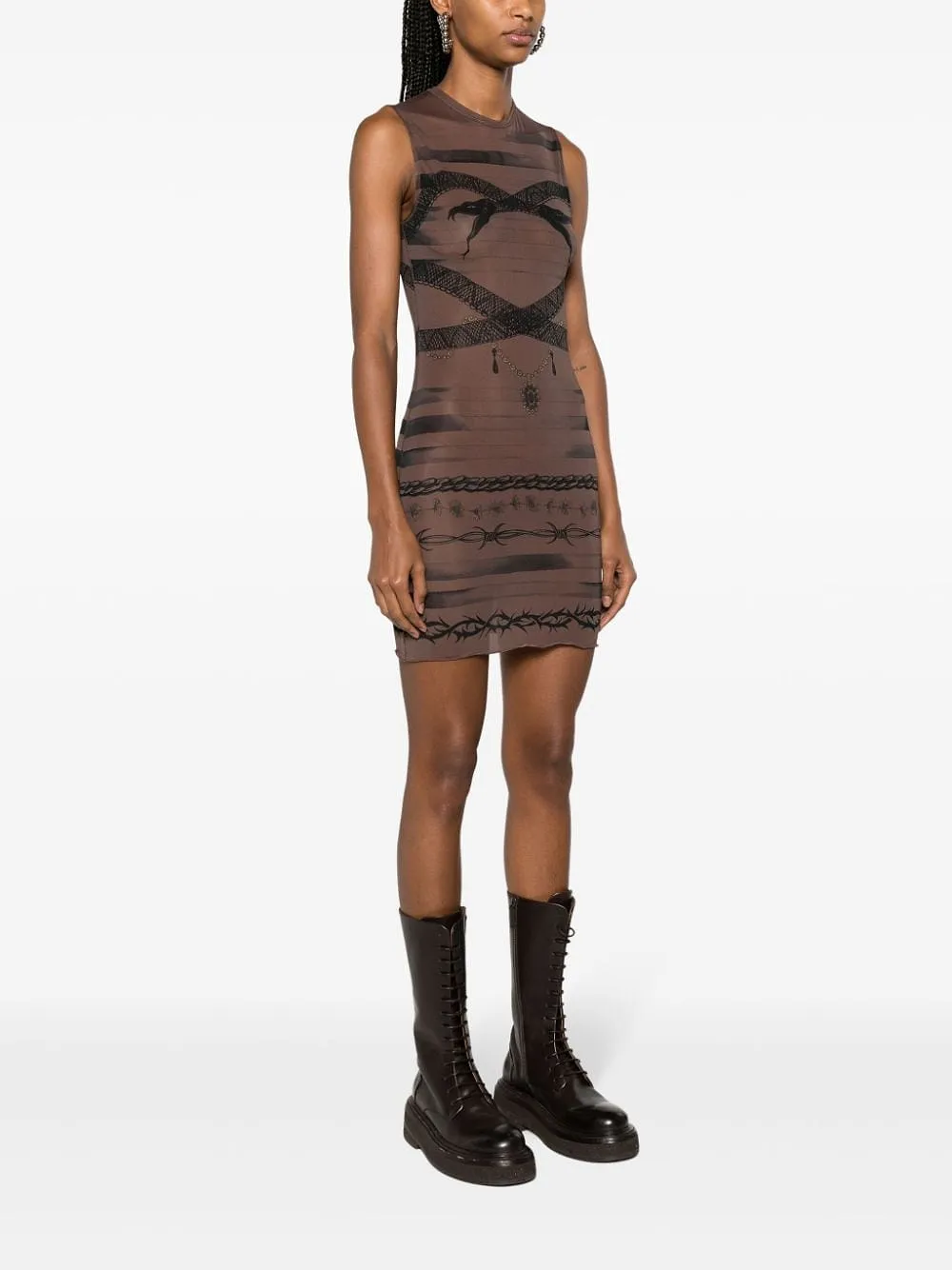 Sleeveless Knitted Dress