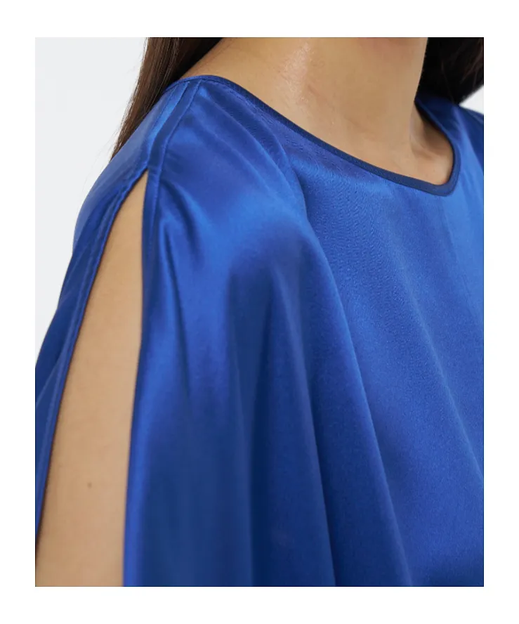 Round-Neck Midi Dress