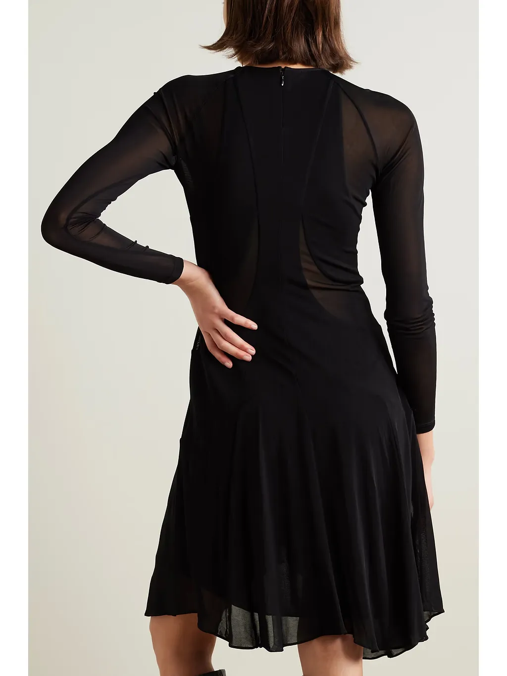 Radiya Asymmetrical Pleated Dress