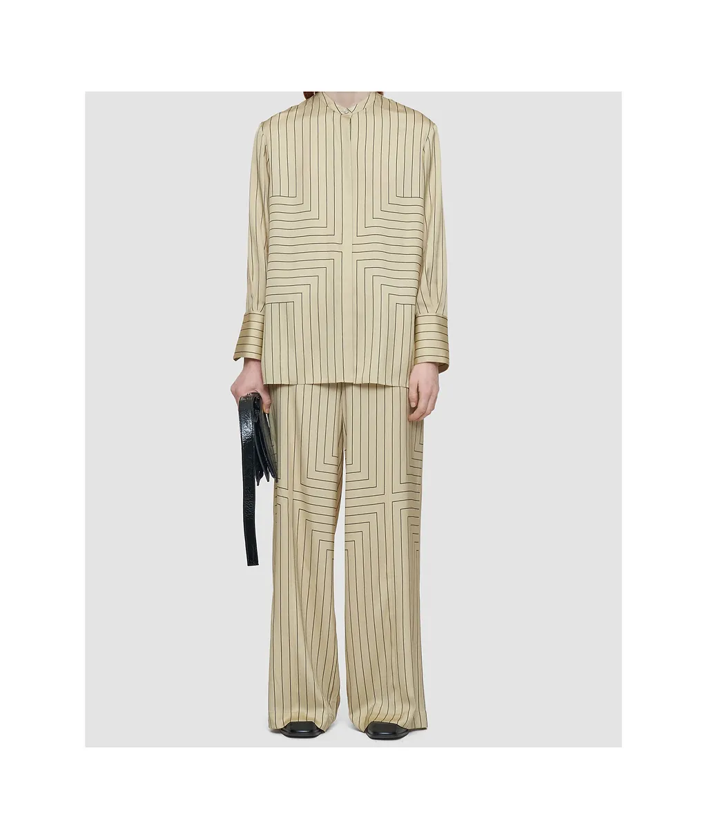 Striped-Geometric Shirt
