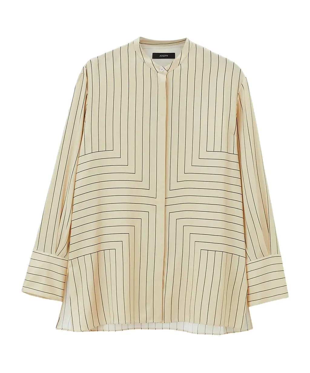 Striped-Geometric Shirt