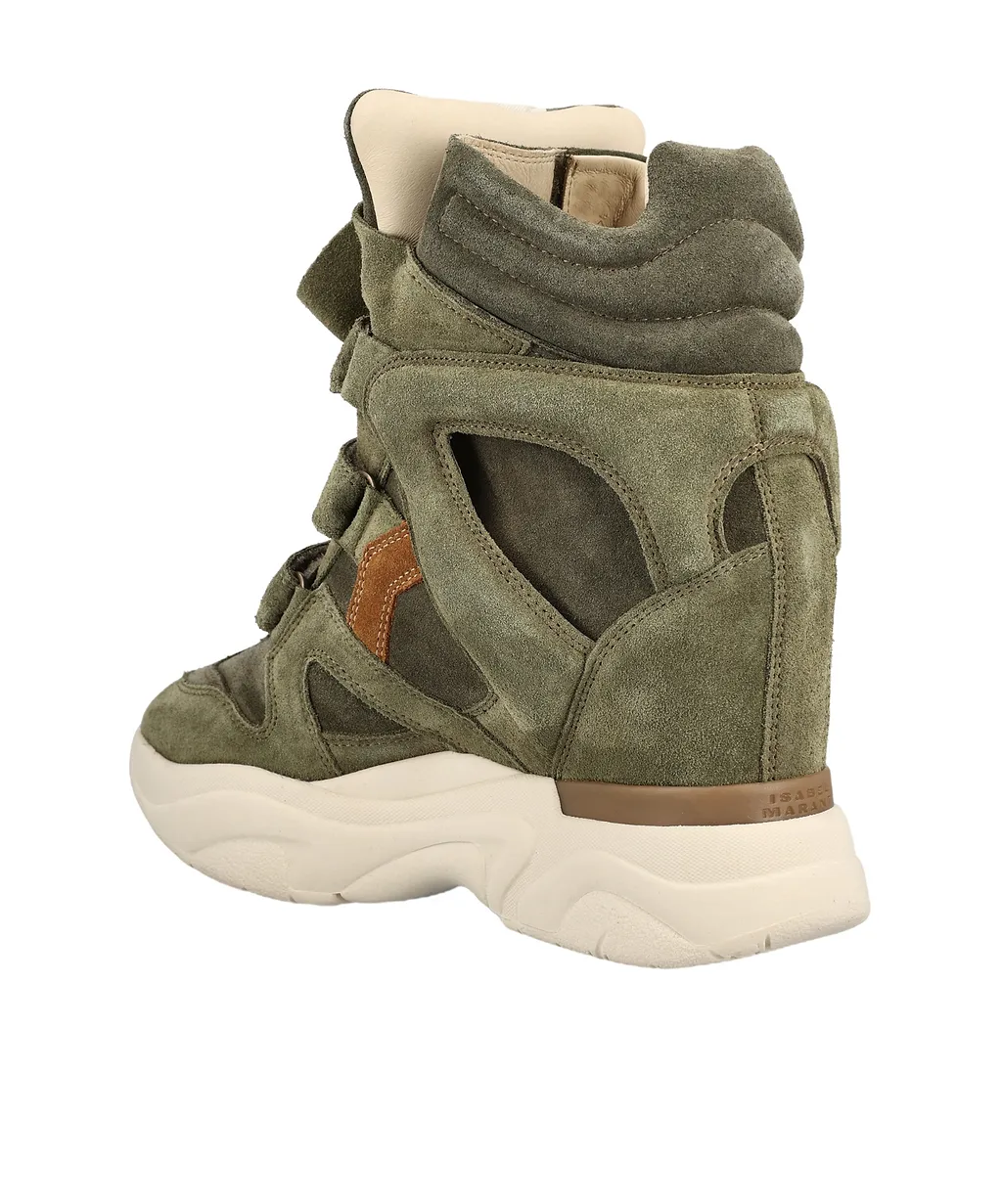 Isabel Marant Balskee Velcro High-Top Sneakers