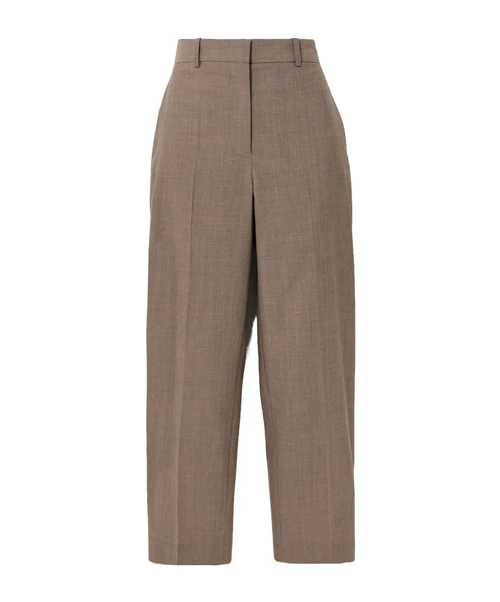Trina Wool Straight-Leg Pants