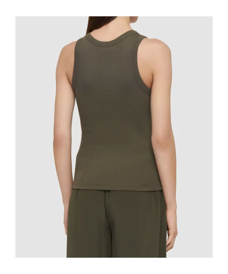 Yeux Cotton Rib Vest