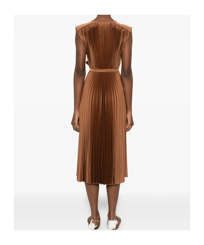 Volta Pleated Midi Dress