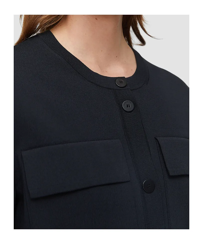 Viscose Knit Stretch Cardigan Jacket