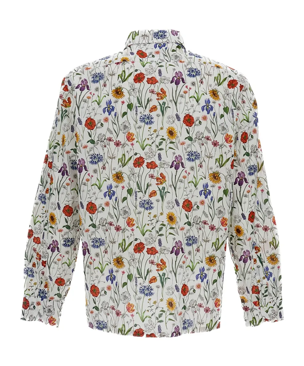 Junya Watanabe Man Floral-Printed Buttoned Shirt