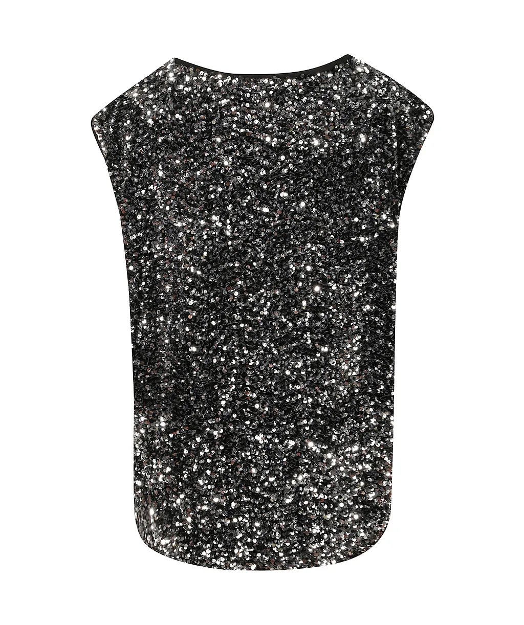 Junya Watanabe Crewneck Sequined Top