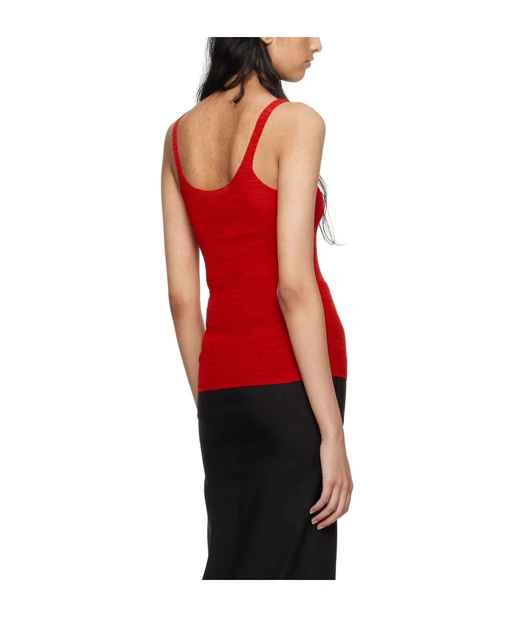 Scoop-Neck Sleeveless Top